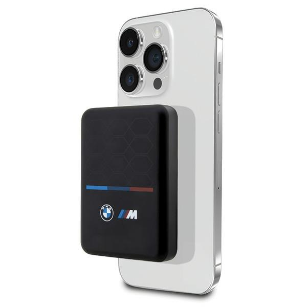 BMW induction powerbank BMPBMS5K22PGVK 15W 5000mAh + USB-C cable M Collection MagSafe black