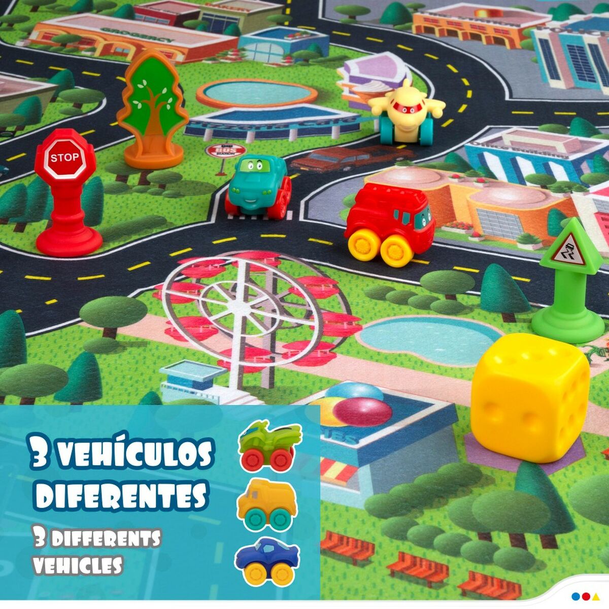 Play mat Colorbaby City (2 Units)