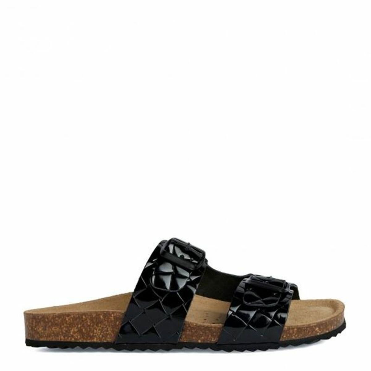Women's Flip Flops Geox Brionia Black Multicolour Women's Flip Flops Geox Brionia Black Multicolour