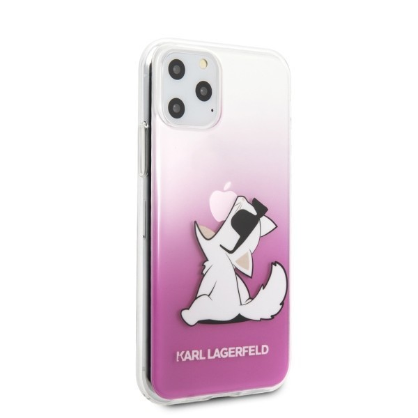 Karl Lagerfeld KLHCN58CFNRCPI iPhone 11 Pro hardcase pink Choupette Fun