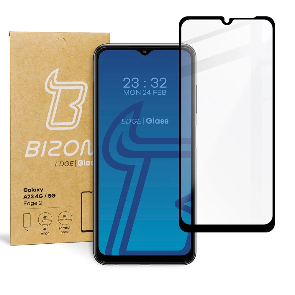 Bizon Glass Edge 2 Samsung Galaxy A23 5G / 4G black