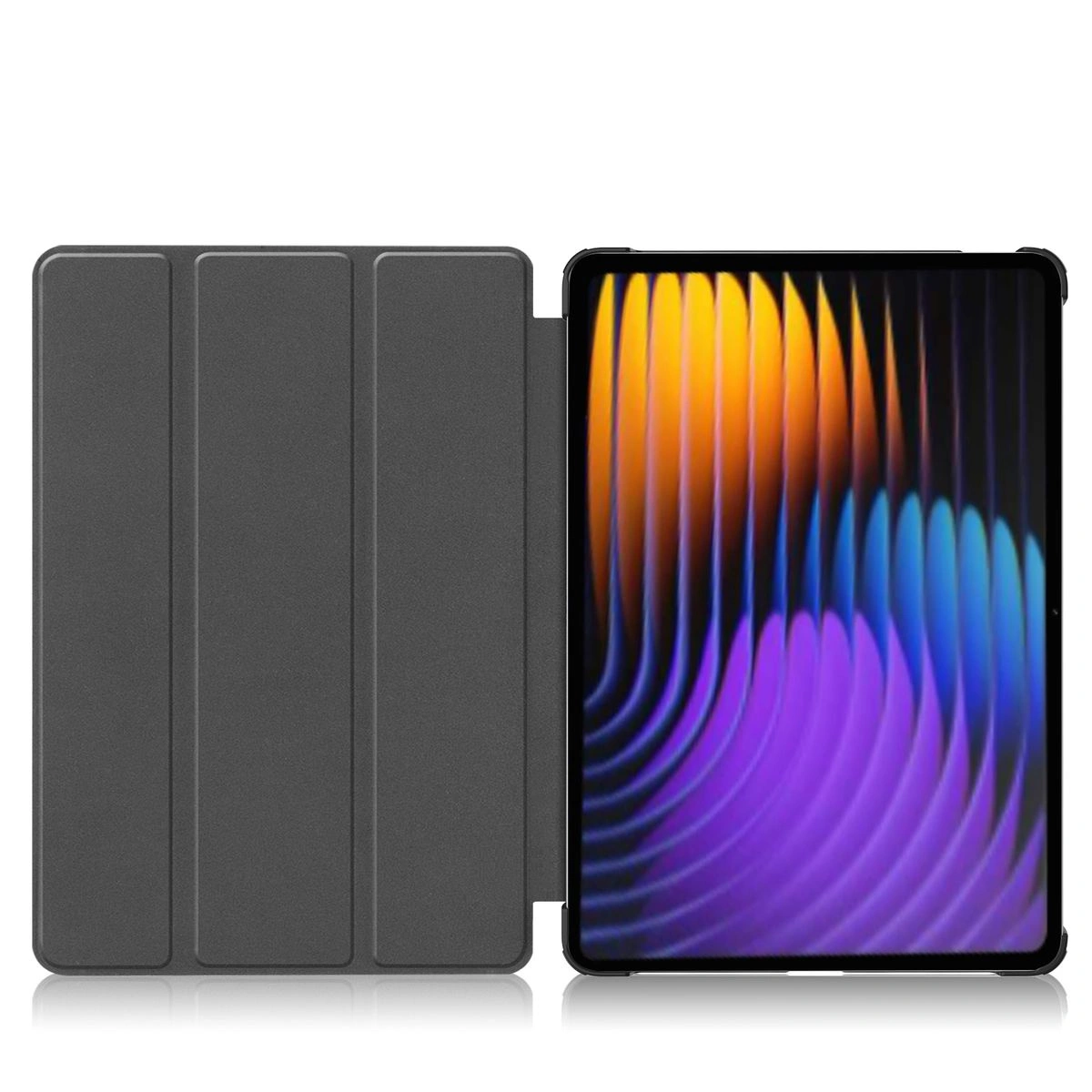 Etui z klapką Bizon Case Tab Croc do Xiaomi Pad 7 / 7 Pro czarne
