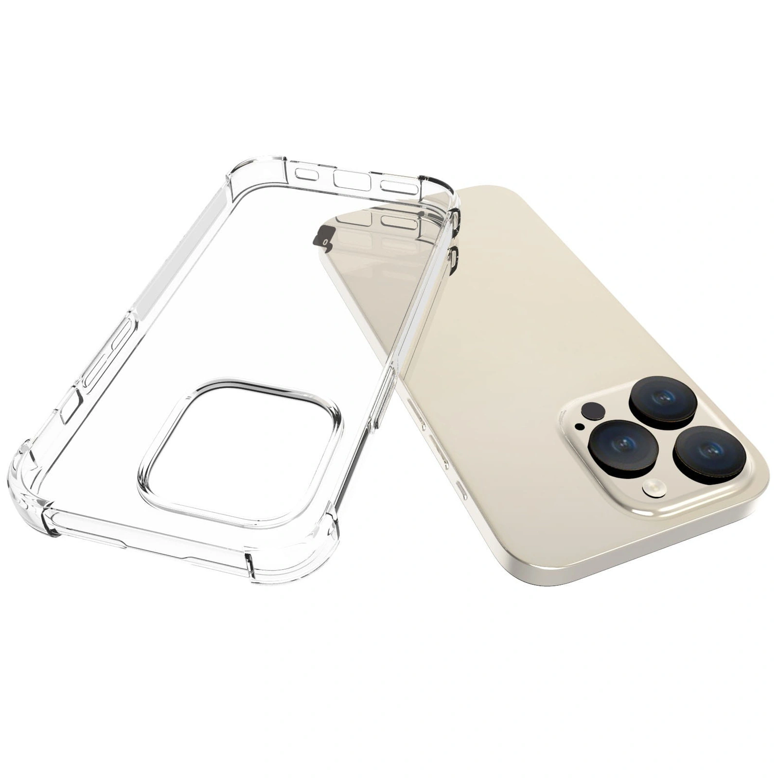 Bizon Case Clear Pack Apple iPhone 15 Pro clear