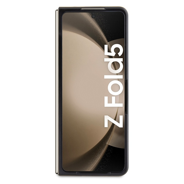 Karl Lagerfeld KLHCZFD5SAPKINPK Samsung Galaxy Z Fold5 hardcase Saffiano Monogram Ikonik Pin black