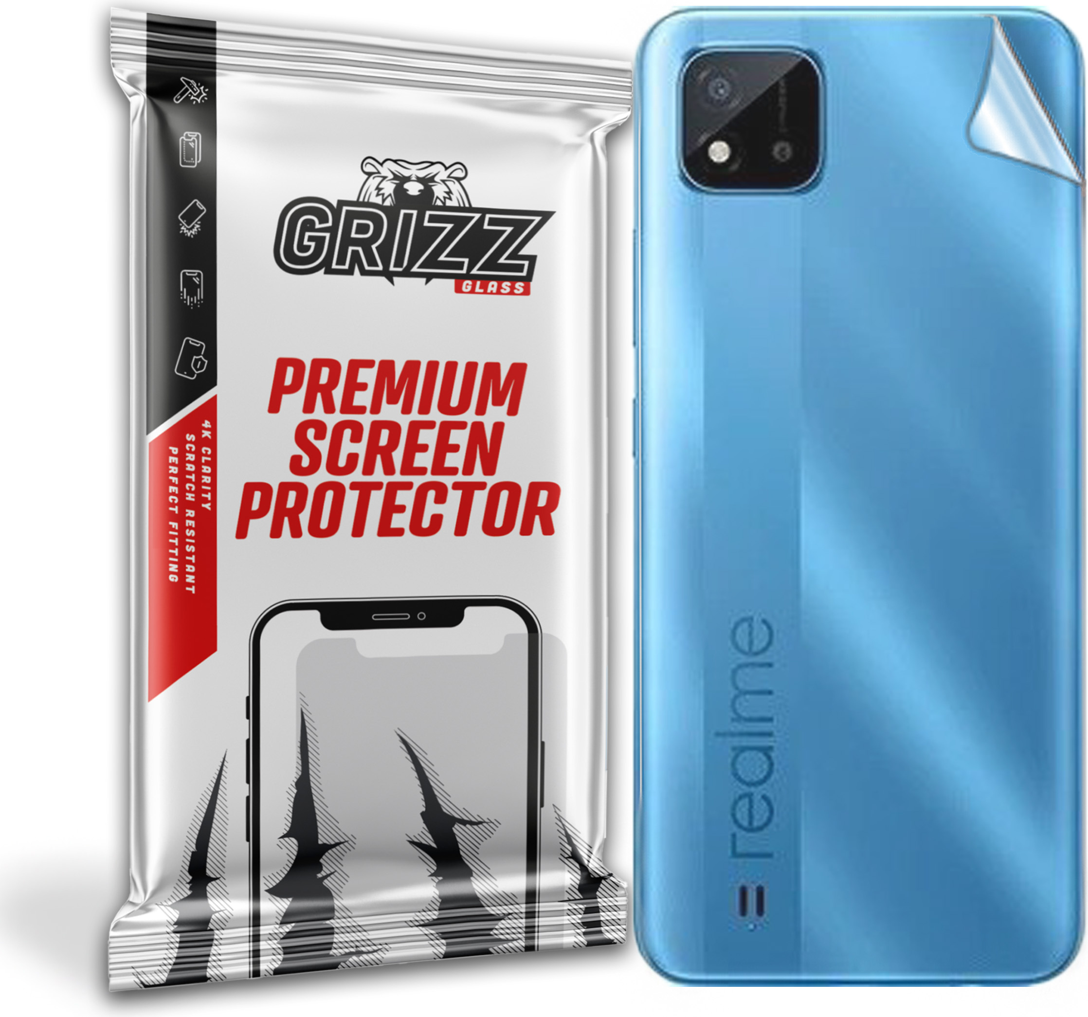 GrizzGlass SatinSkin Realme C20A