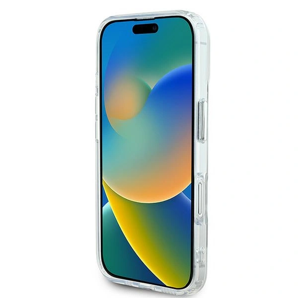 Etui Karl Lagerfeld do Apple iPhone 16 Plus hardcase IML Metal Karl&Choupette Head MagSafe biały