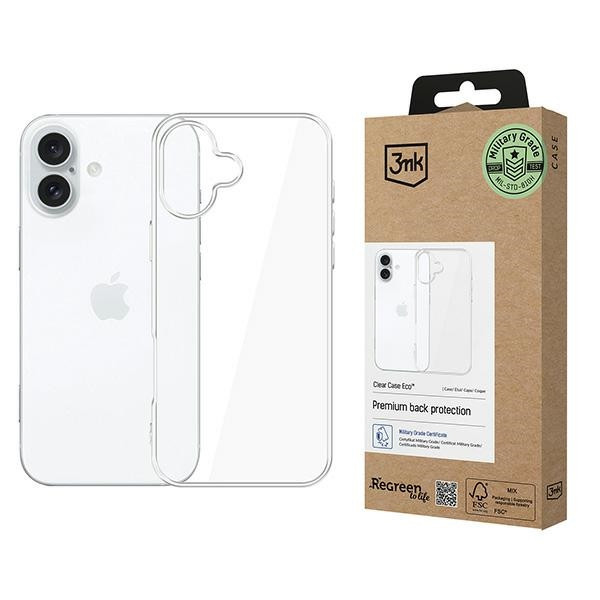 Etui 3MK ClearCase Eco do Apple iPhone 16 Plus