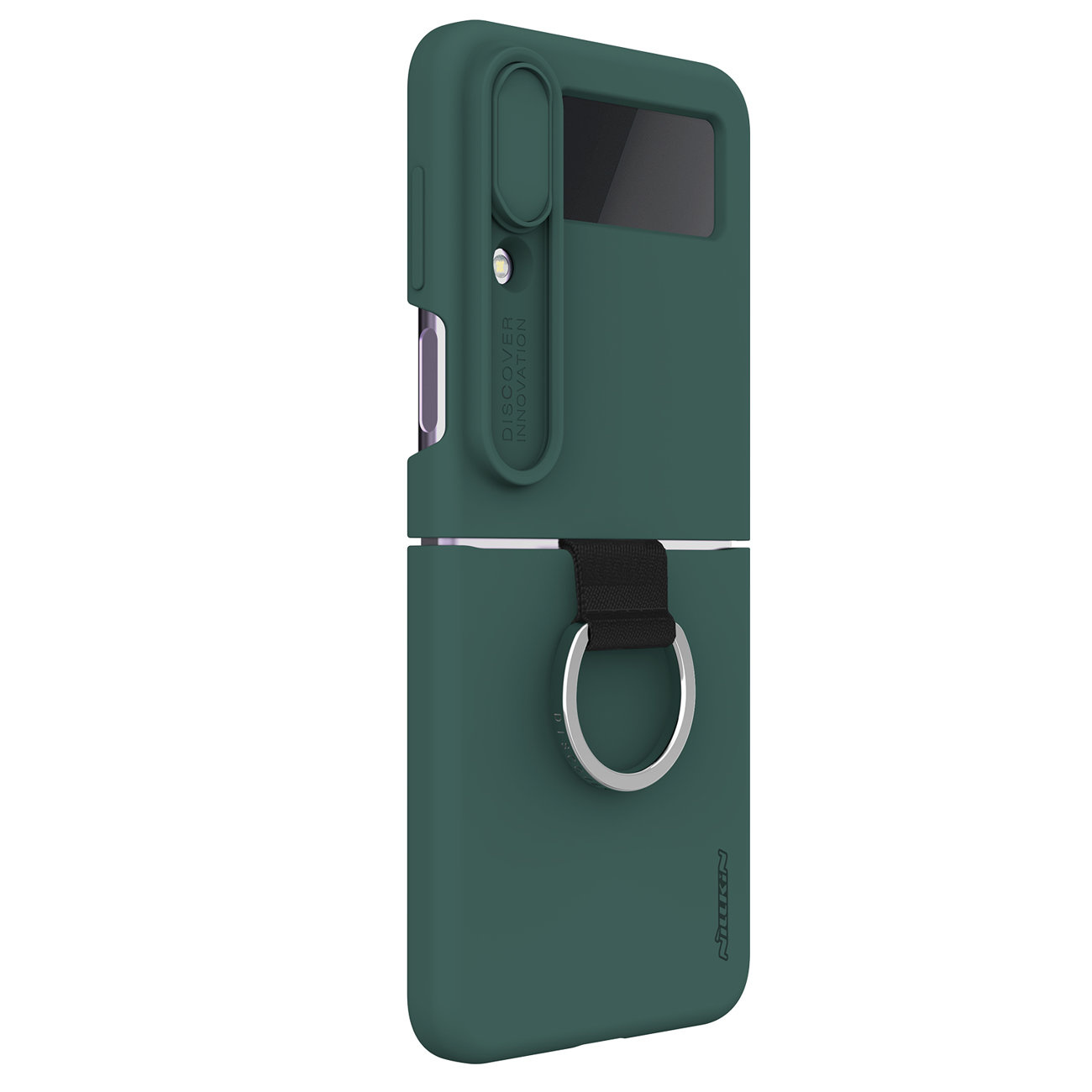 Case Nillkin CamShield Silky Silicone Samsung Galaxy Z Flip 4 green