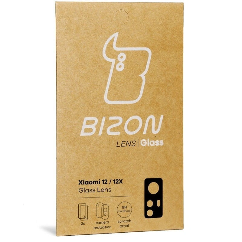 Bizon Glass Lens Xiaomi 12/ 12X [2 PACK]