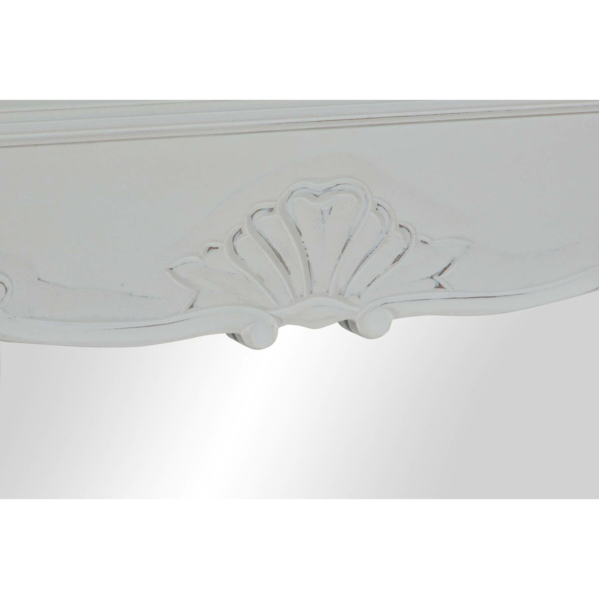 Wall mirror DKD Home Decor White Wood Natural 105 x 64 x 4,5 cm