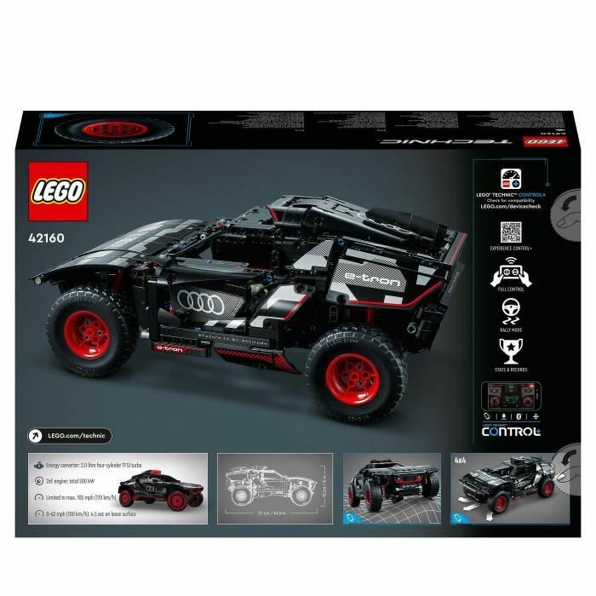 Vehicle Playset Lego Technic Audi 42160 Multicolour