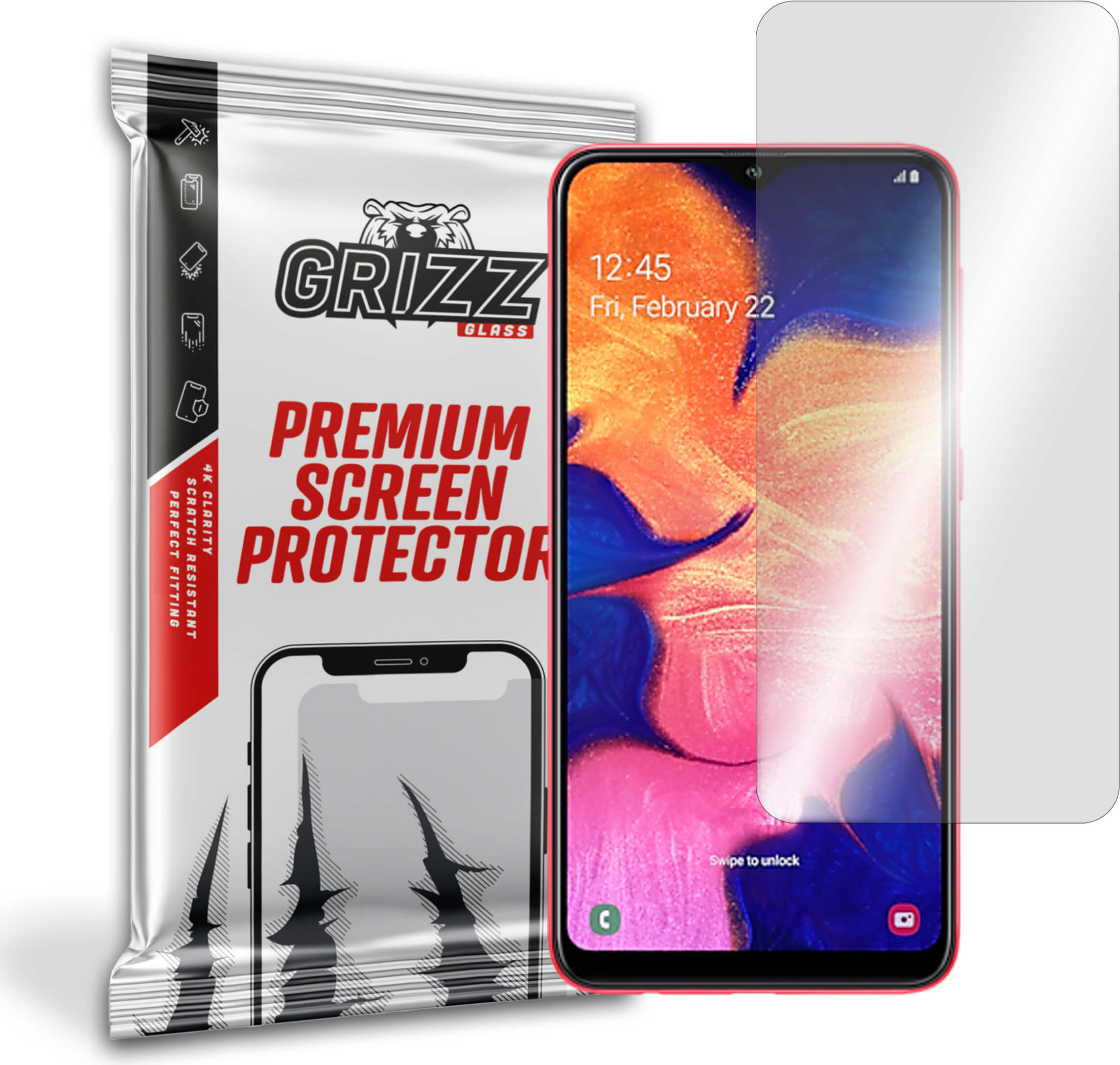 GrizzGlass HybridGlass Samsung Galaxy A10
