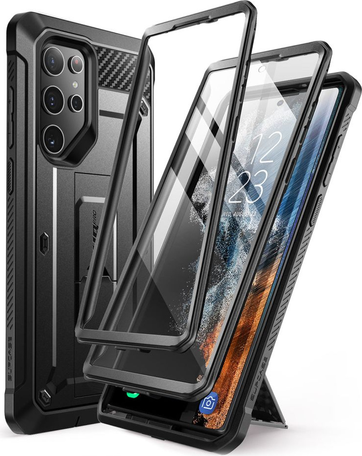 Supcase Unicorn Beetle Pro Samsung Galaxy S22 Ultra Black [2 SET]