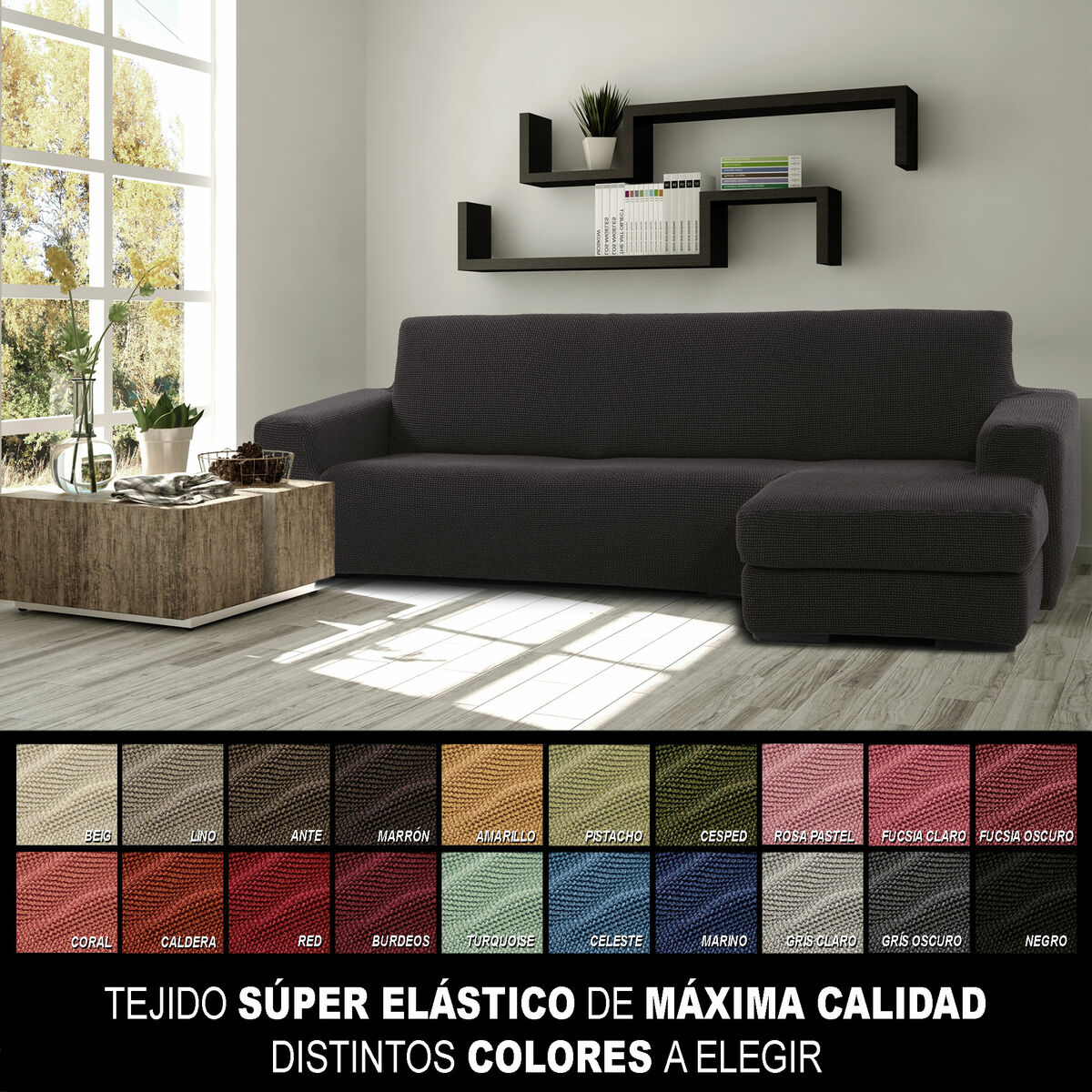 Chaise longue cover with short right arm Sofaskins NIAGARA 210 - 340 cm Chaise longue cover with short right arm Sofaskins NIAGARA 210 - 340 cm