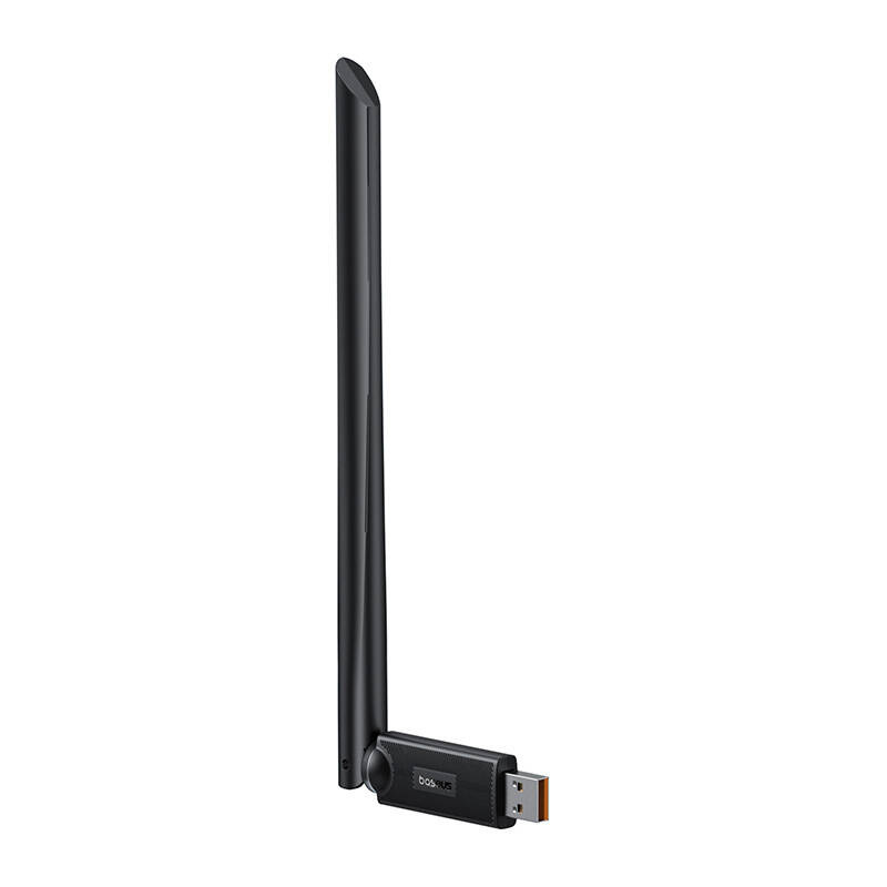 Baseus FastJoy 650Mbps WiFi adapter with antenna black