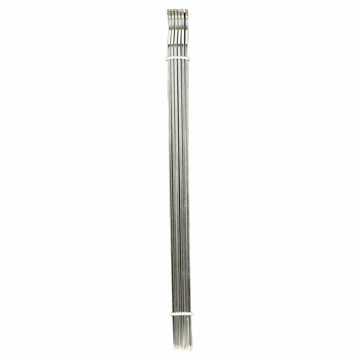Barbecue Skewer Set Algon Metal 24 Units (6 Pieces) (35 x 2,5 mm)