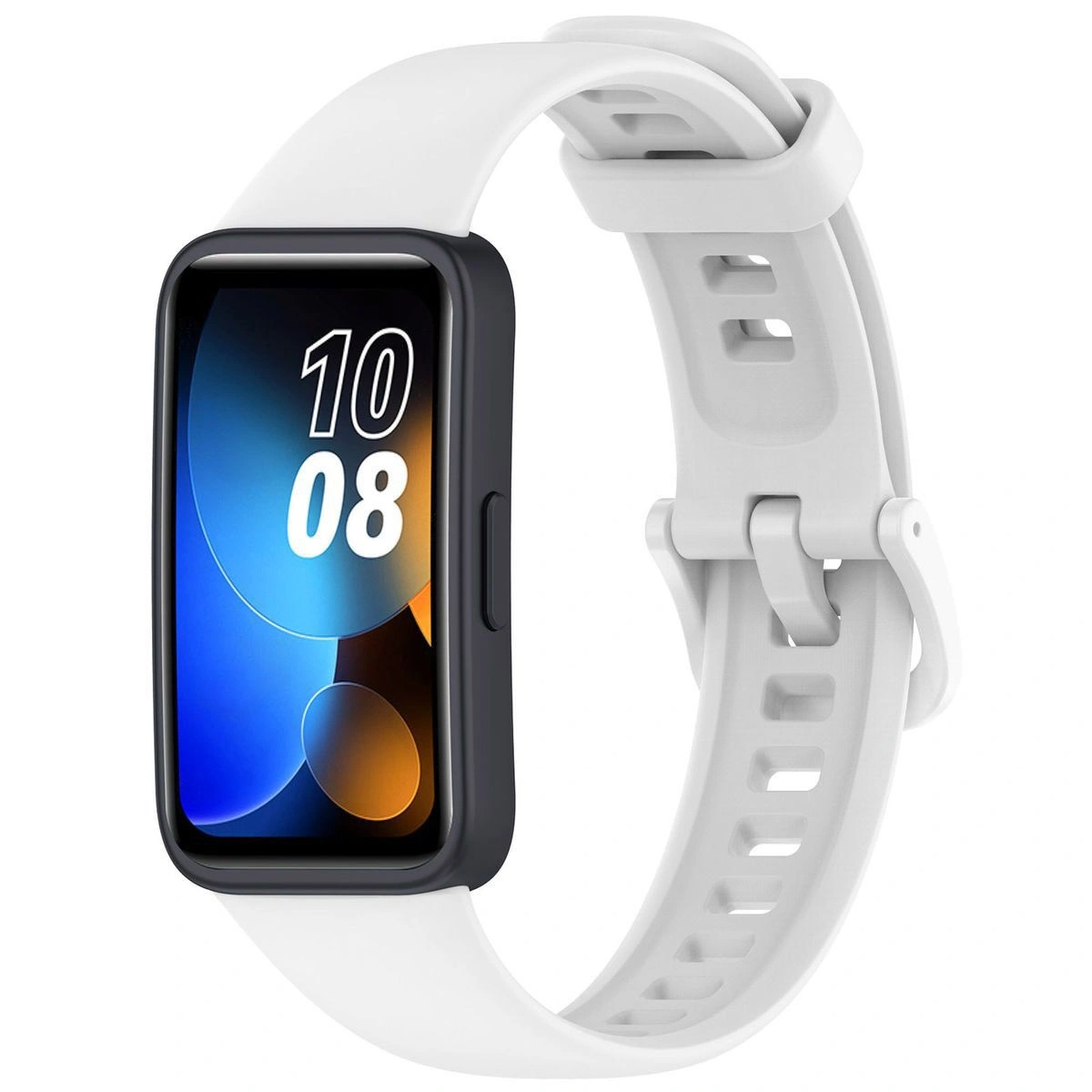 Bizon Strap Watch Silicone Huawei Band 9 / Band 8 white