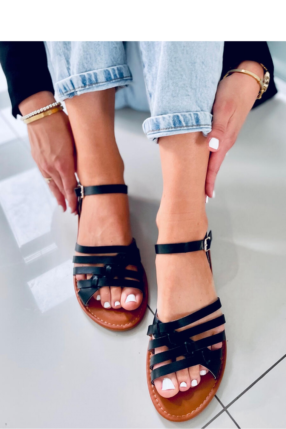  Sandals model 166842 Inello  black