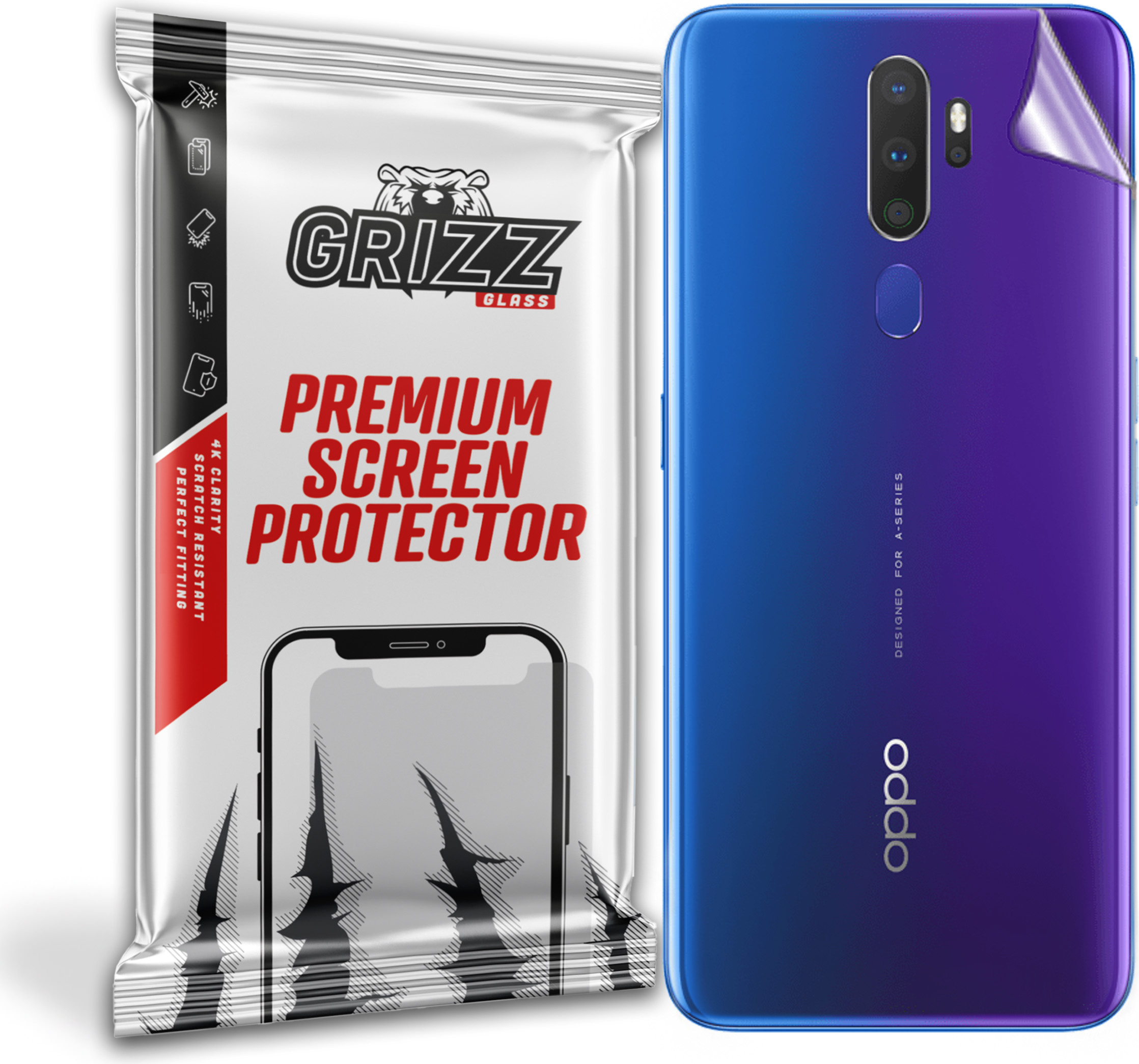 GrizzGlass SatinSkin Oppo A9 2020