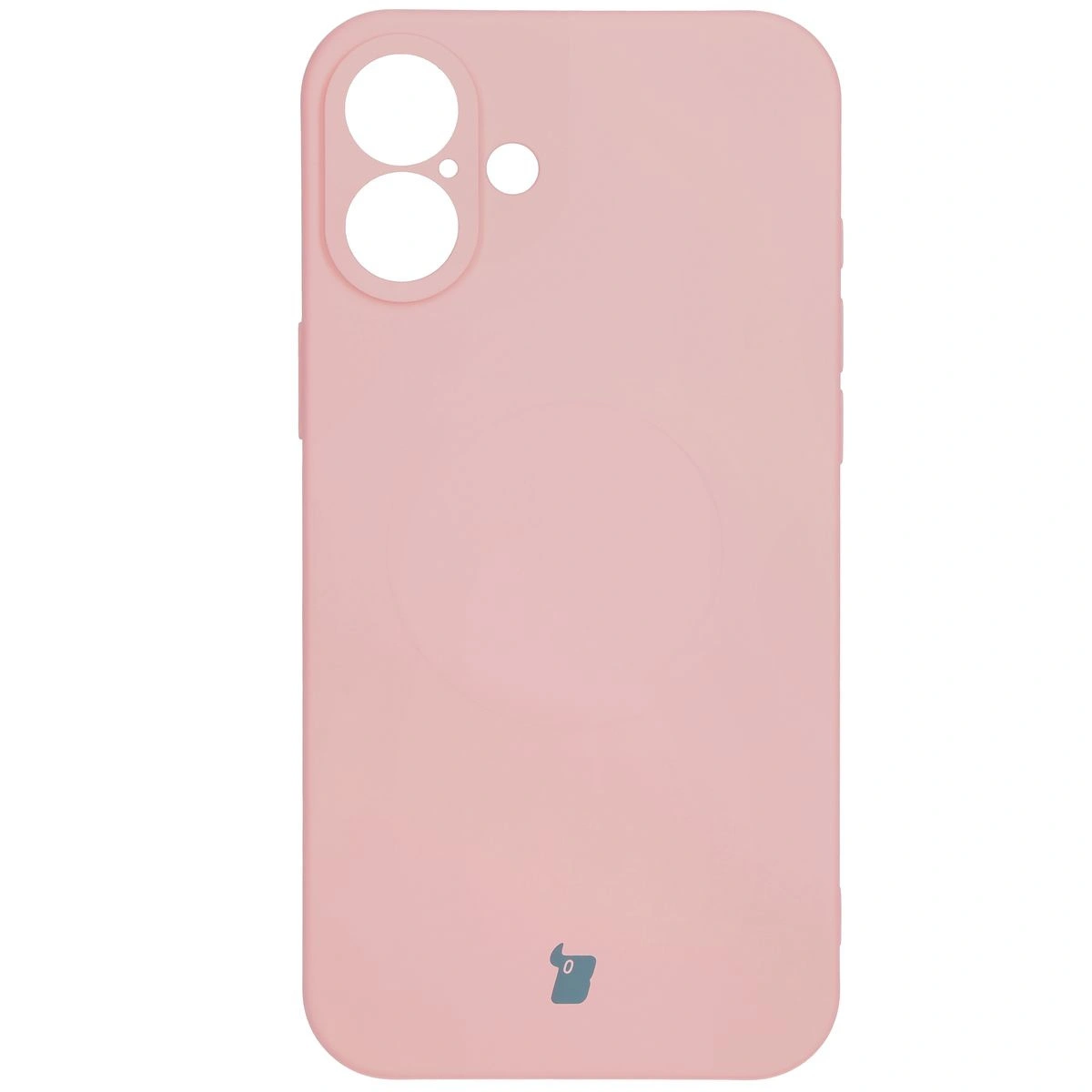 Bizon Case Silicone Magnetic Apple iPhone 16 light pink