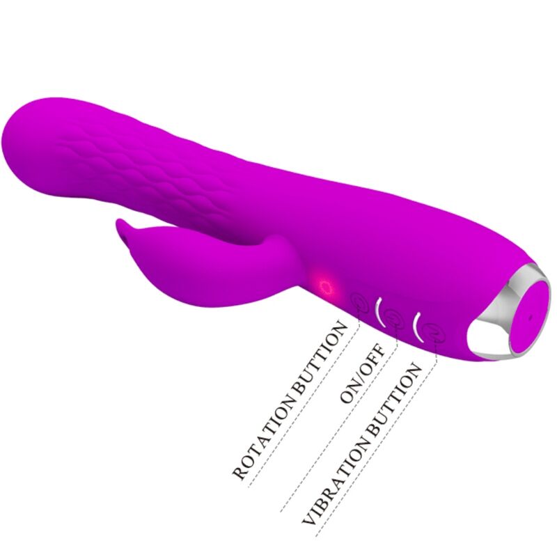 PRETTY LOVE MOLLY RECHARGEABLE VIBRATOR ROTATING FUNCTION