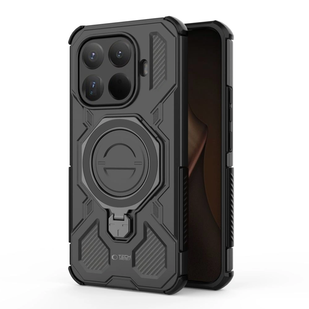 Etui Tech-Protect TacticStand MagSafe do Xiaomi 15T Pro Matte Black