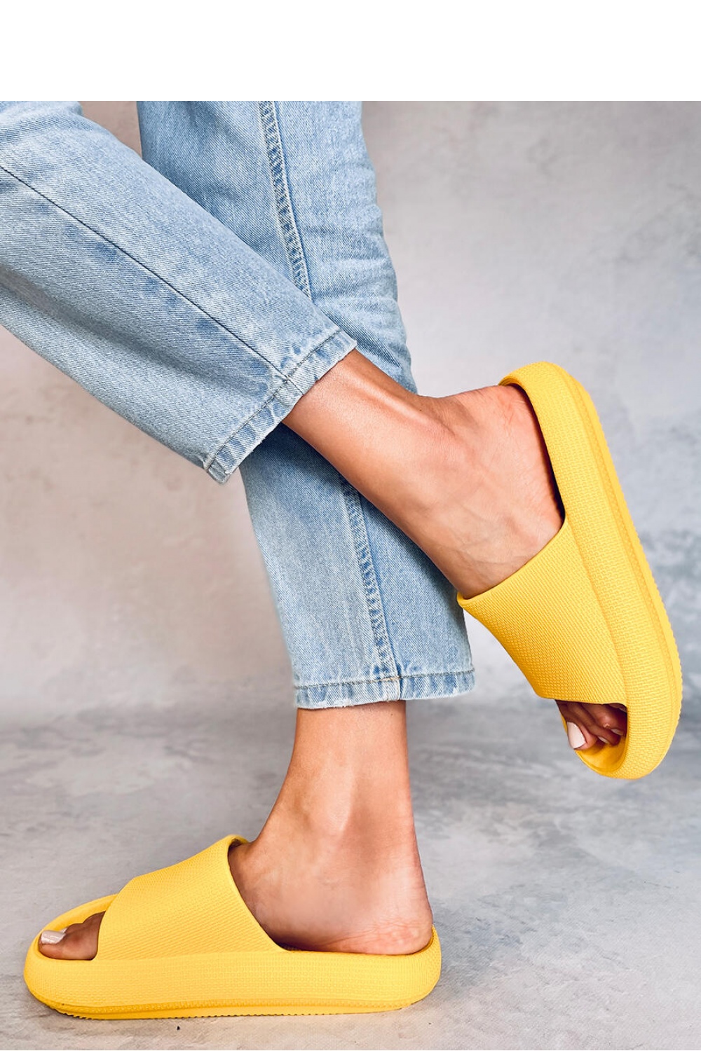 Flip-flops model 180436 Inello yellow Ladies