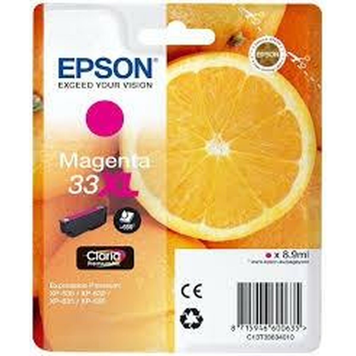 Original Ink Cartridge Epson C13T33634010 Magenta