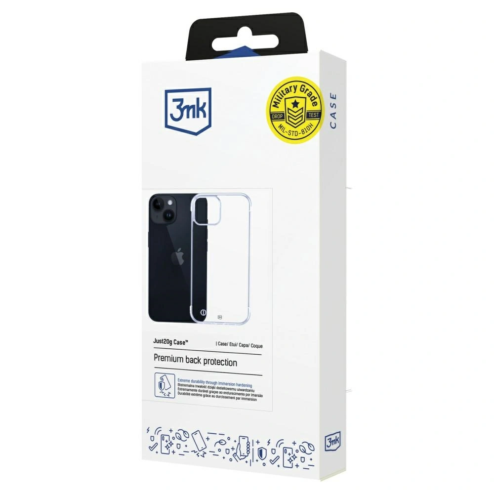 Etui 3MK Just20g Clear Case do Apple iPhone 13