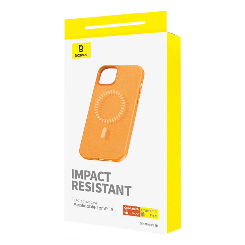 Baseus Fauxther Series Apple iPhone 15 (orange)