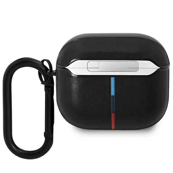 BMW BMA322PVTK Apple AirPods 3 black Leather Curved Line