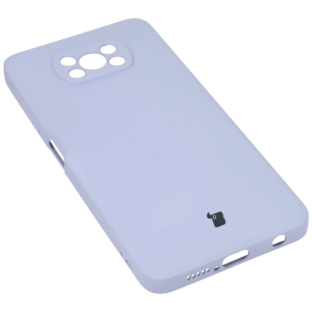 Bizon Case Silicone Xiaomi Poco X3 / NFC / Pro light purple