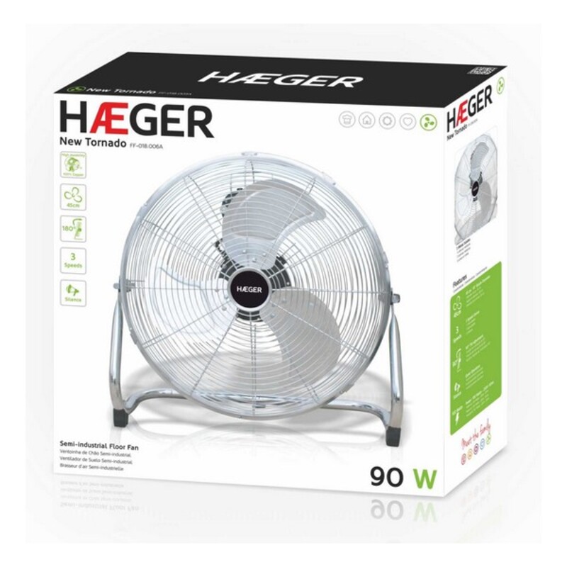 Floor Fan Haeger FF-018.006A 100 W