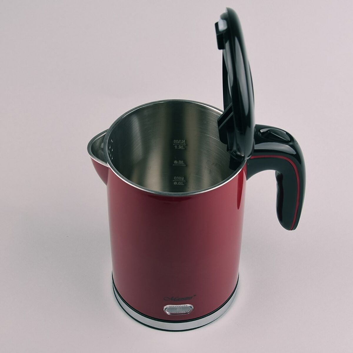 Kettle Feel Maestro MR030  Black Red Stainless steel 1500 W 2200 W 1,2 L 1,7 L