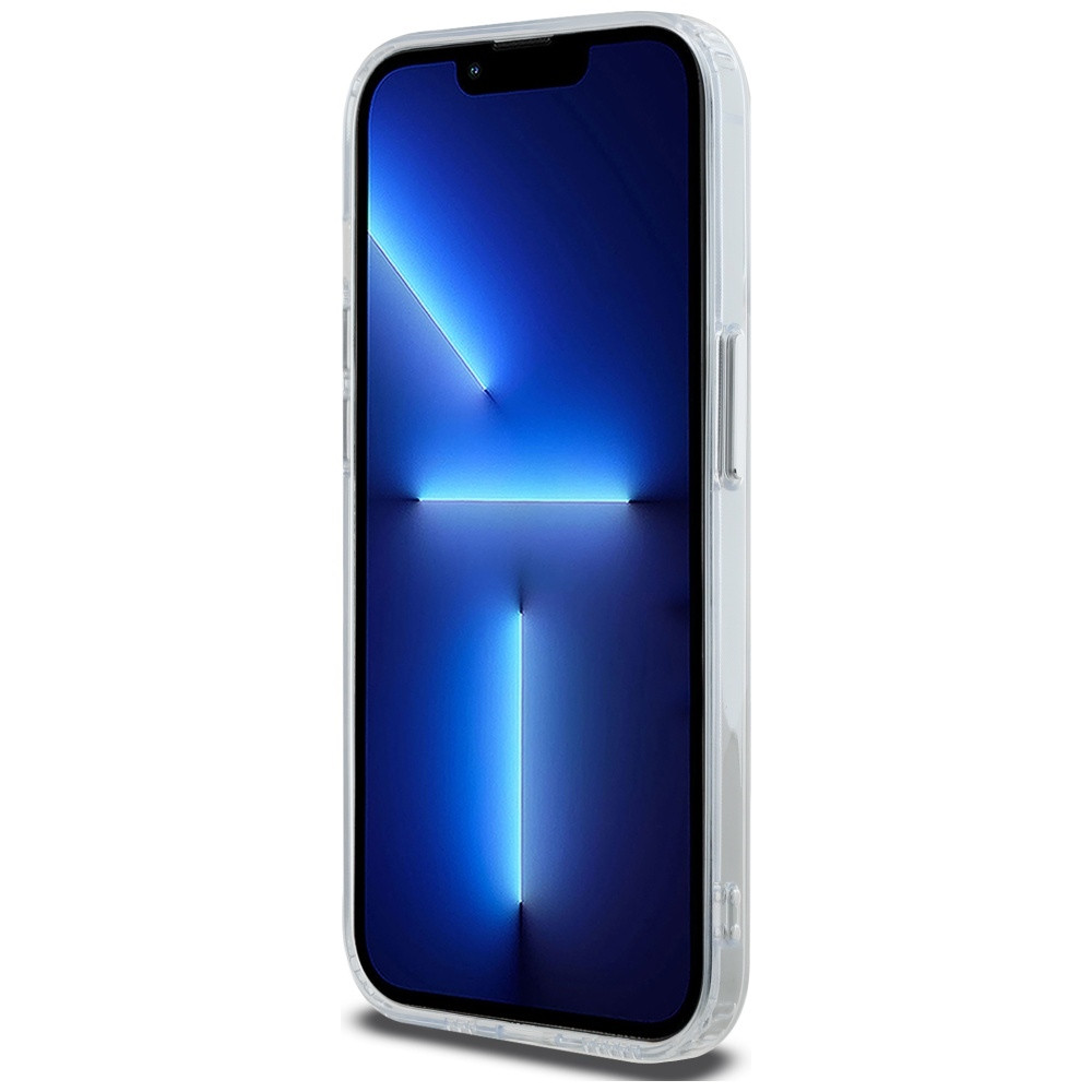 Etui Karl Lagerfeld do Apple iPhone 14 Pro hardcase IML Metal Karl&Choupette Head MagSafe biały