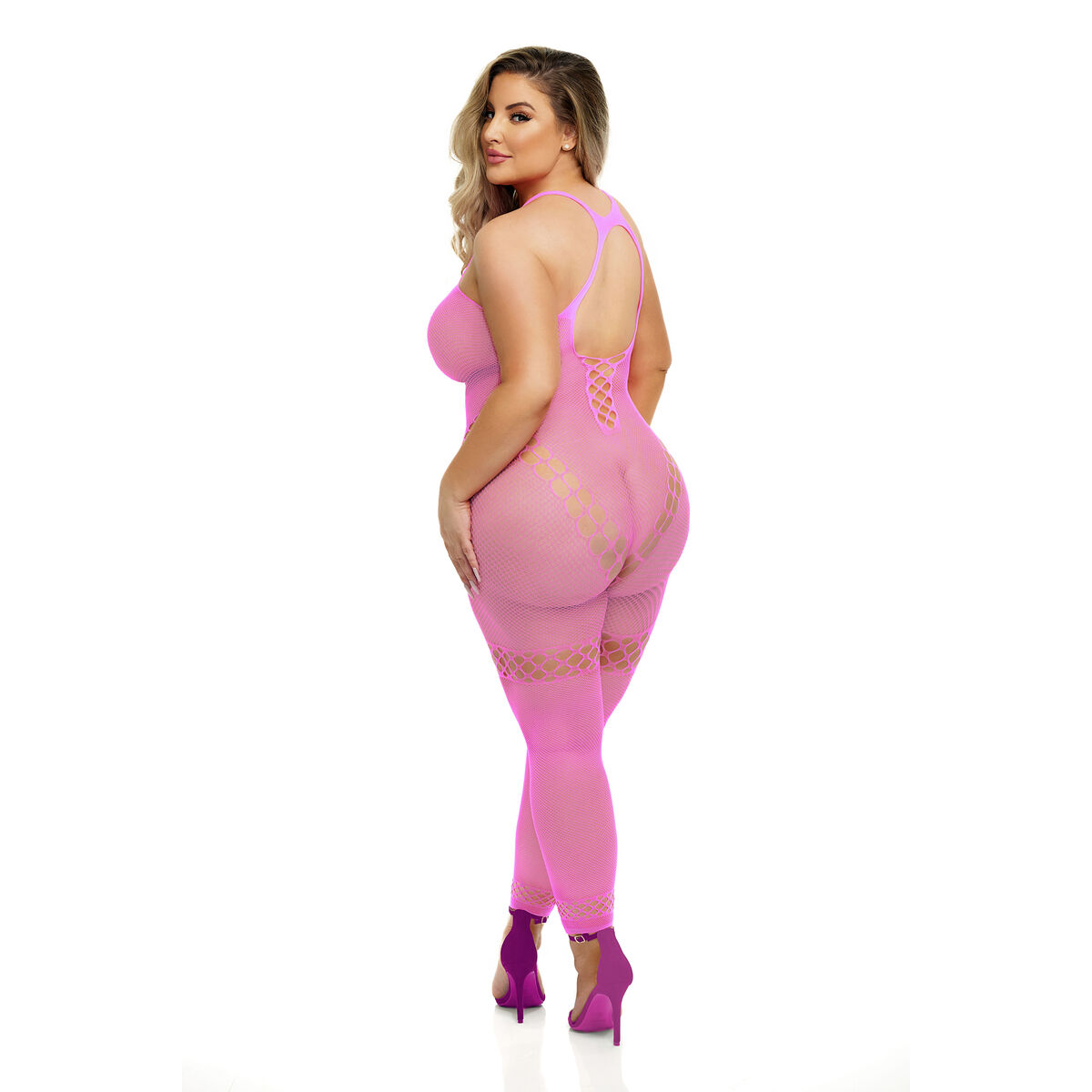 Bodystocking Pink Lipstick Pink (Queen size)