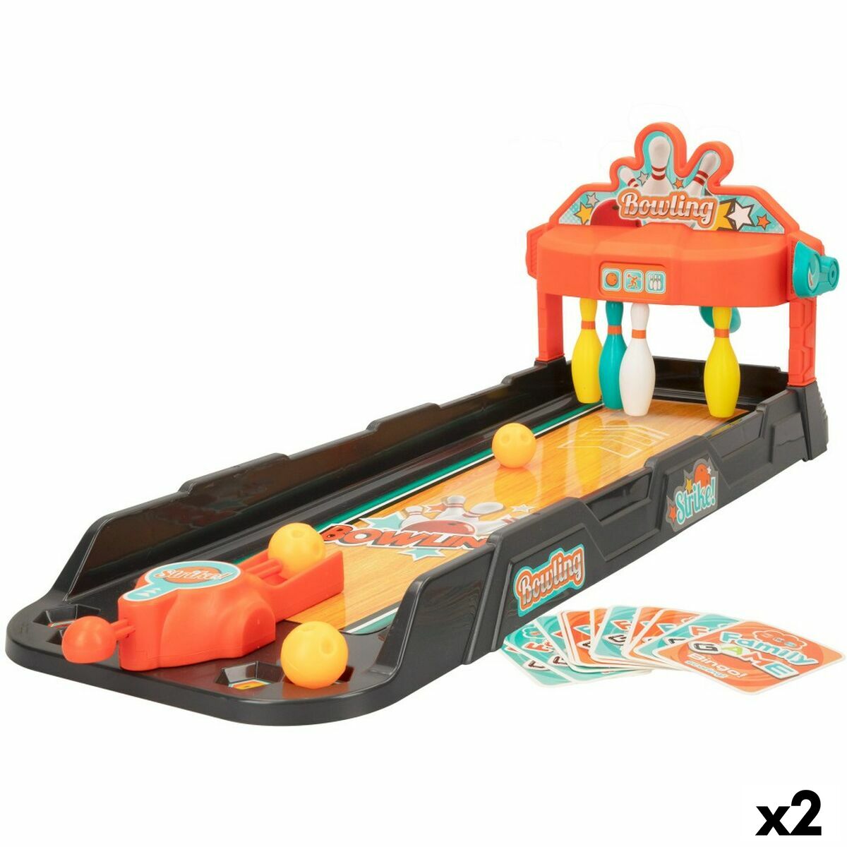 Aiming game Colorbaby Bowling 24 x 23 x 62,5 cm (2 Units)