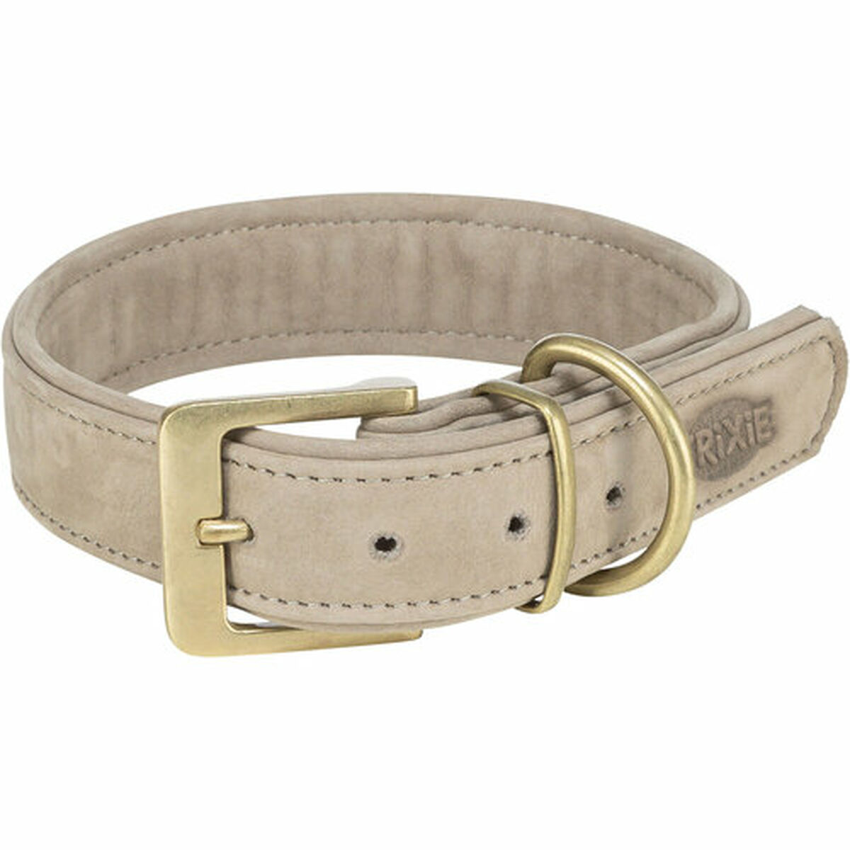 Dog collar Trixie Pure Light grey M/L 39-46 cm