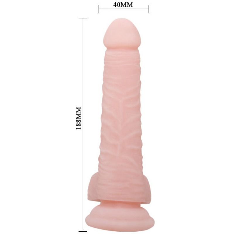 BAILE - SUPER DILDO REALISTIC DILDO FLESH 18.8 CM