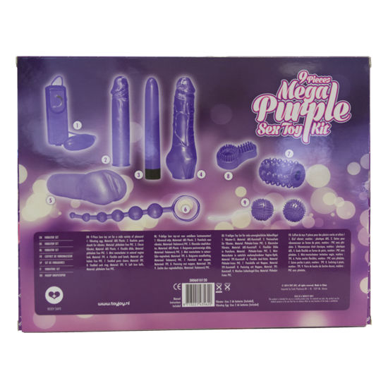 JUST FOR YOU MEGA PURPLE SEX TOY KIT,