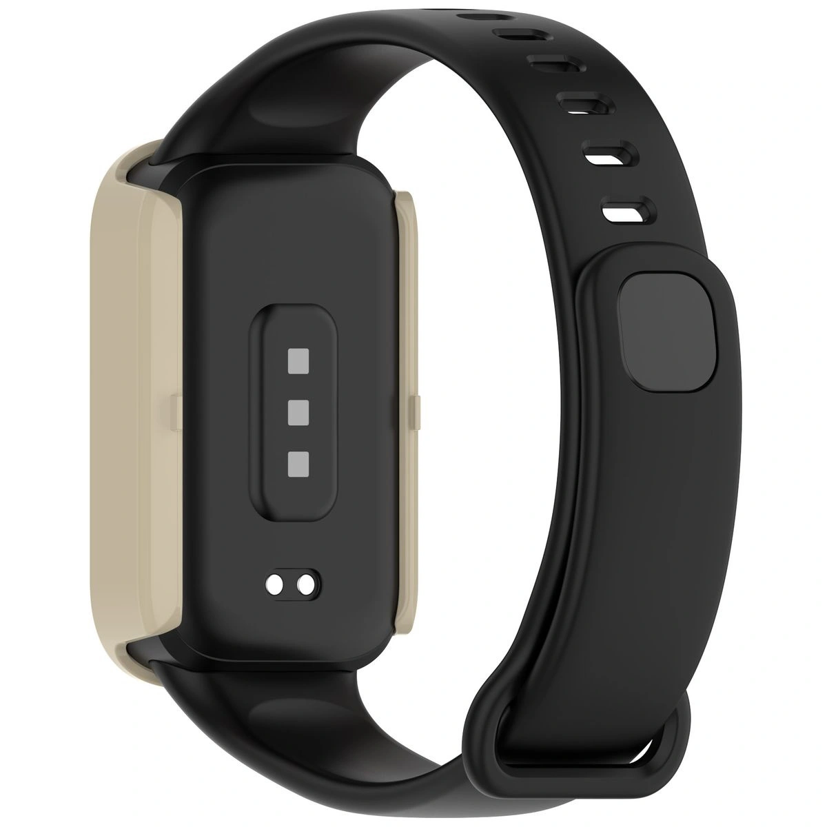 Bizon Case+Glass Watch Xiaomi Smart Band 9 Active / Redmi Smart Band 3 beige