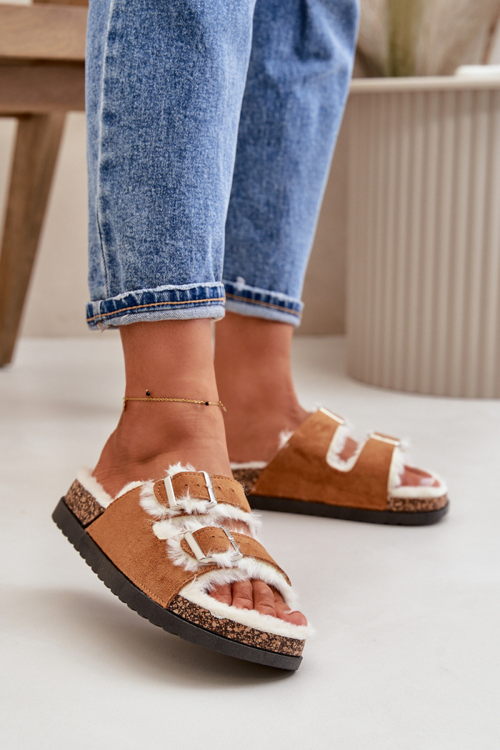  Slippers model 199898 Step in style  brown