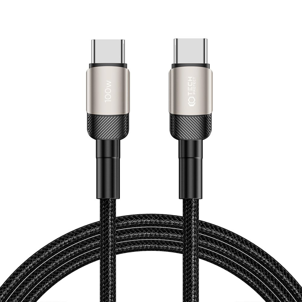 Tech-Protect Ultraboost Evo cable USB-C / USB-C PD 100W 5A 200cm Titanium