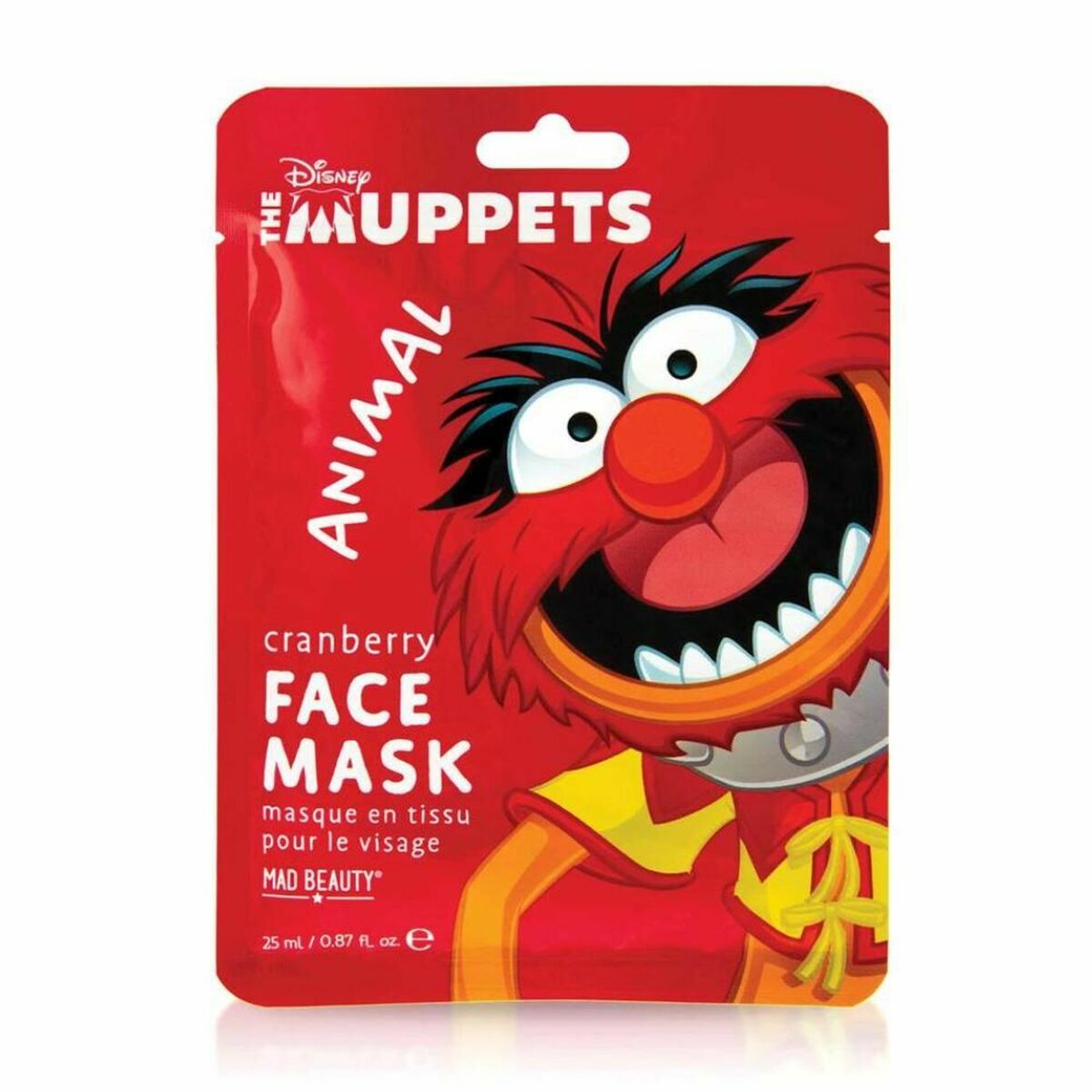 Facial Mask Mad Beauty The Muppets Animal Blueberry (25 ml)