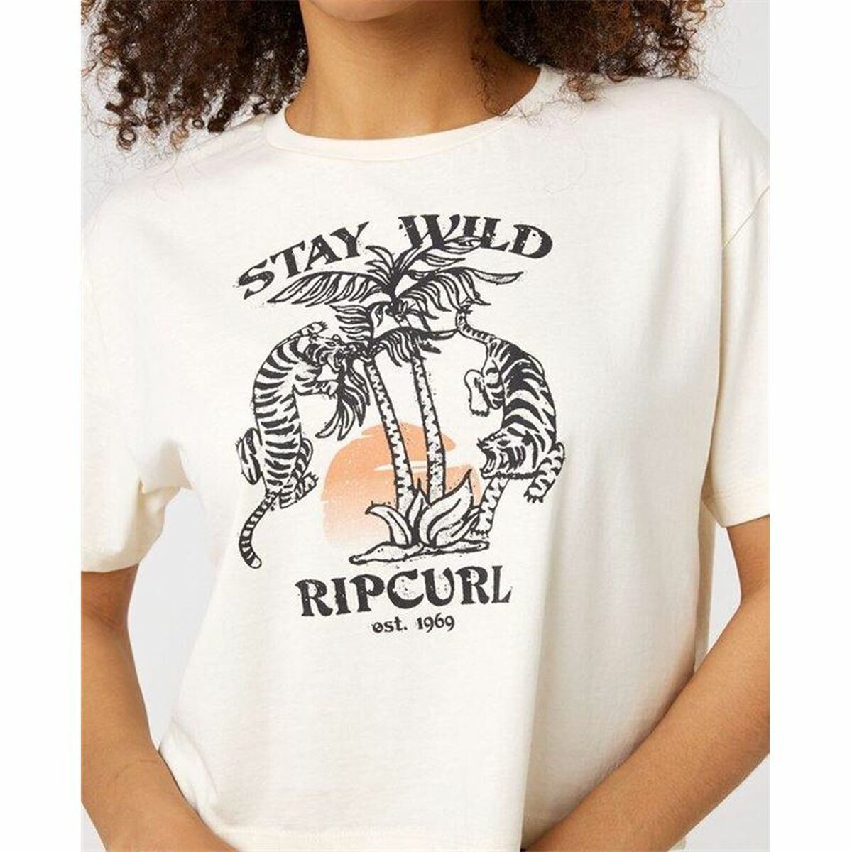 T-shirt Rip Curl Stay Wild  White