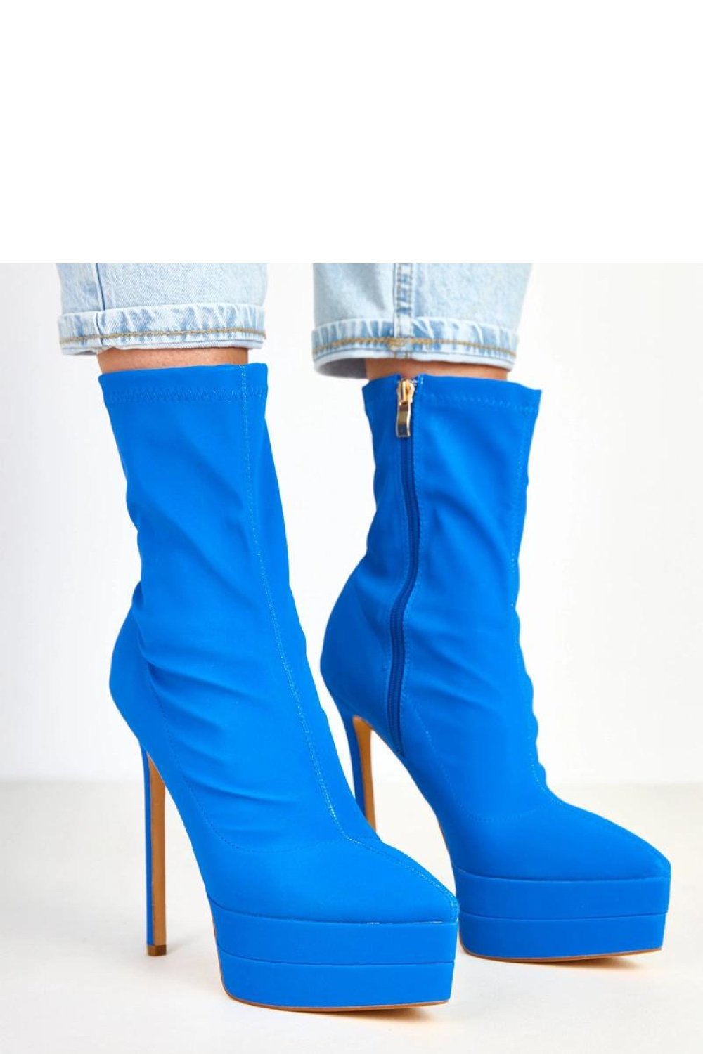  Heel boots model Solea  blue