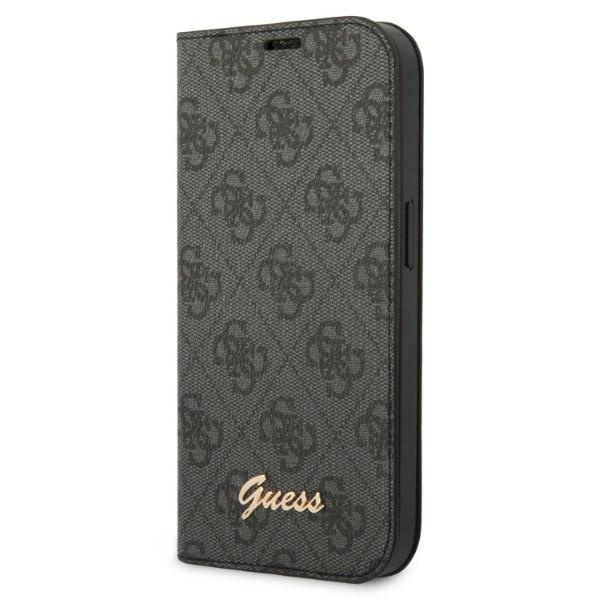 Guess GUBKP14LHG4SHK Apple iPhone 14 Pro black book 4G Vintage Gold Logo