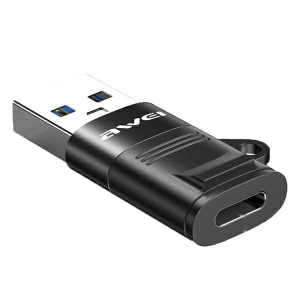 AWEI Adapter CL-13 USB-C/USB-A black