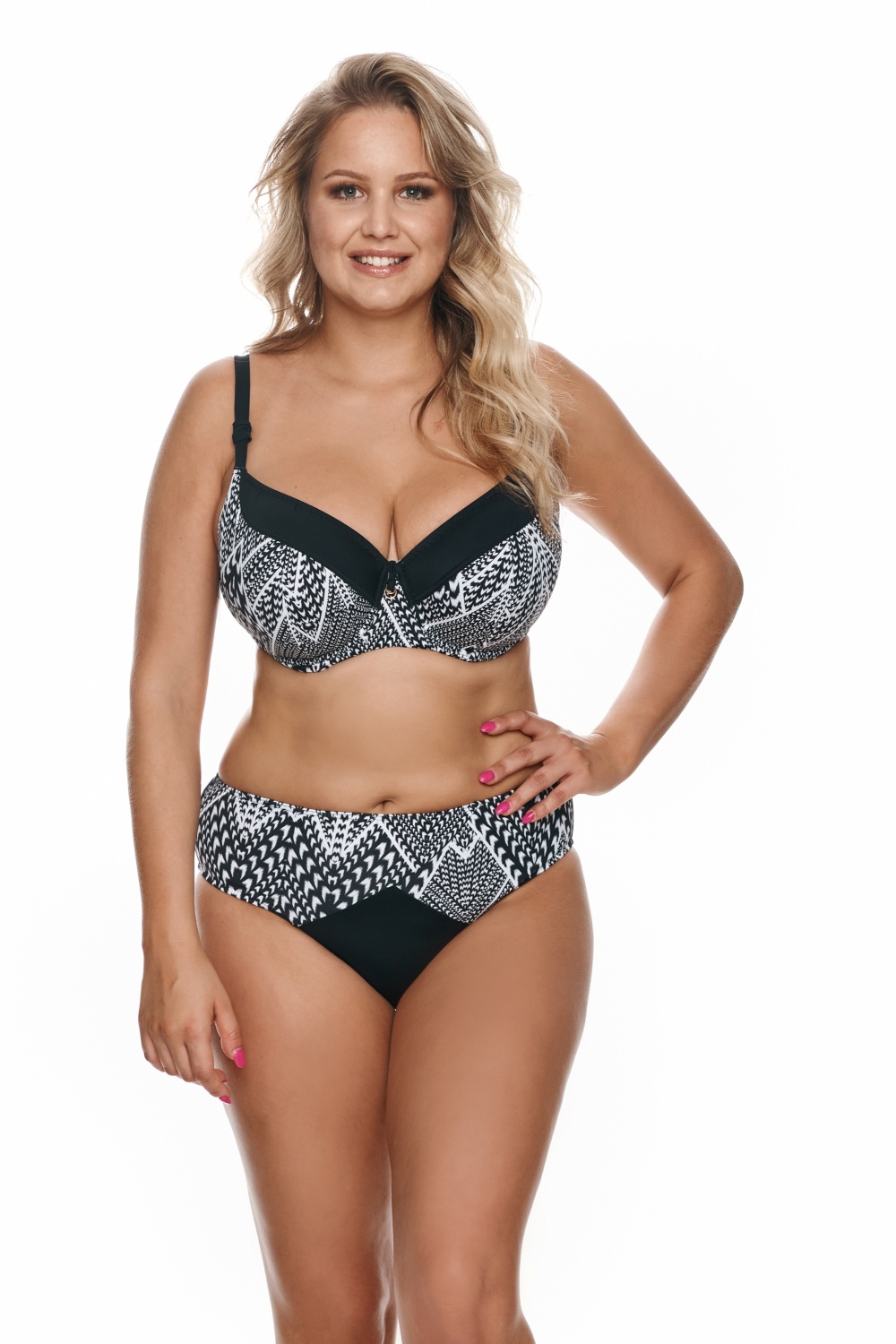 Swimming bra model 163996 Lupo Line white Ladies