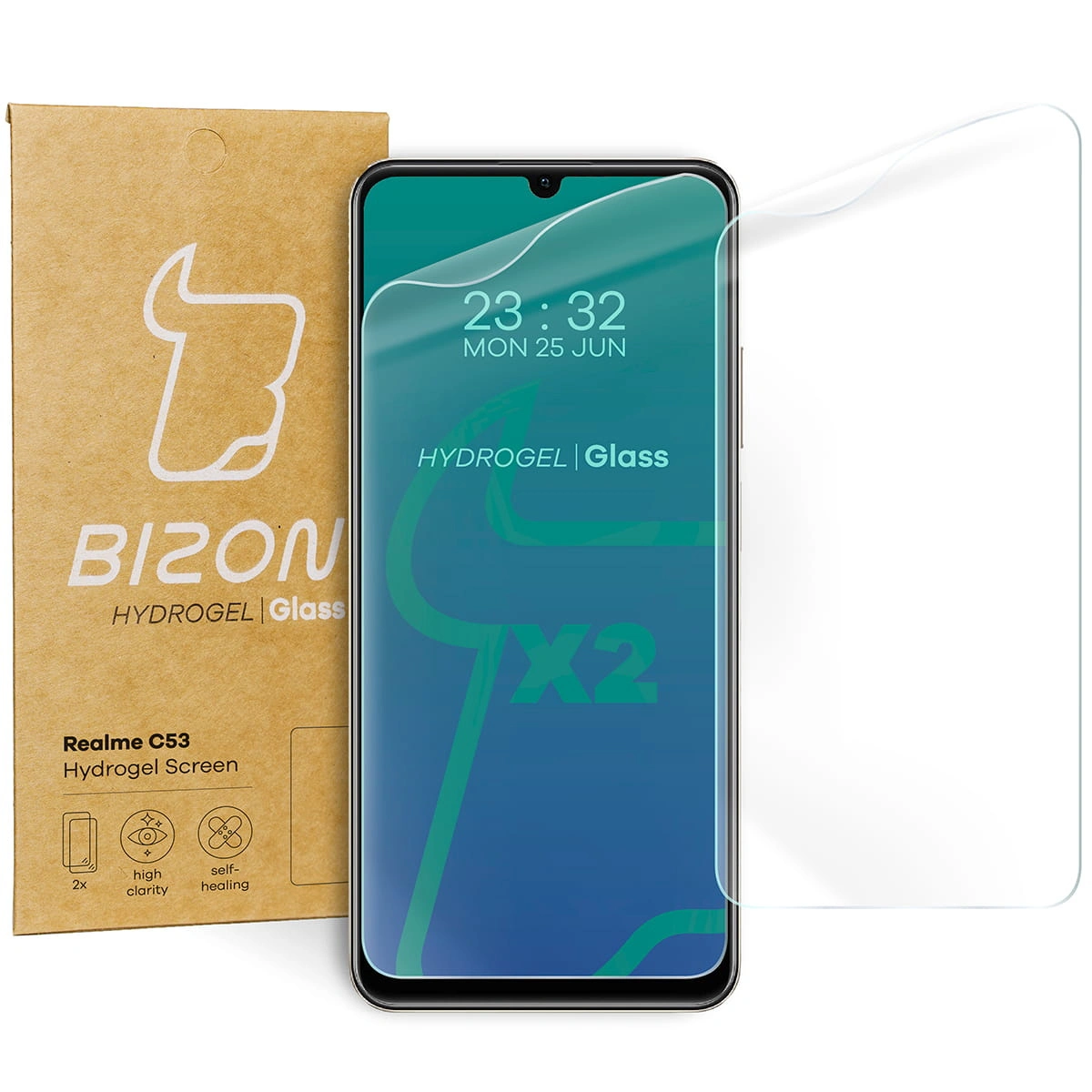 Bizon Glass Hydrogel Realme C53 / Note 50 [2 PACK]